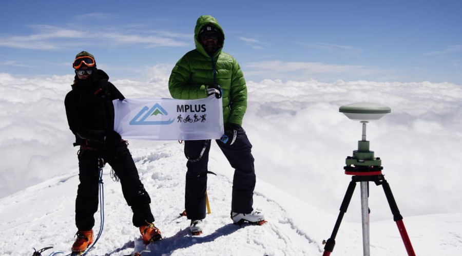 How high is Kazbegi Mountain?